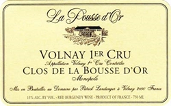 2018 Volnay 1er cru, Clos de la Bousse d'Or, Domaine de  la Pousse d'Or